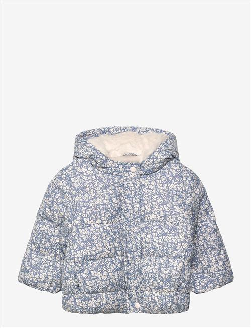 Mango | Fur-Effect Floral-Print Anorak | 18-24M