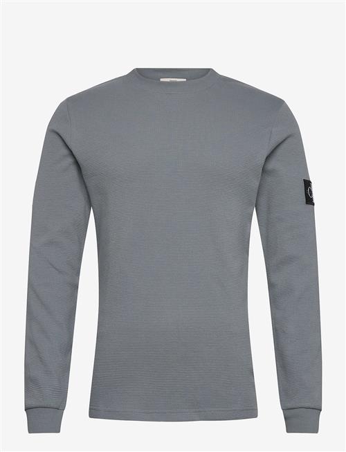Calvin Klein Jeans | Badge Waffle Ls Tee | L