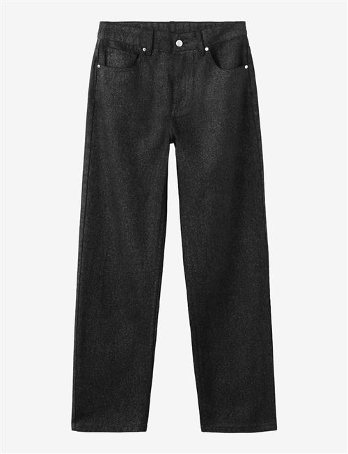 Mango | Shiny Straight-Leg Jeans | 36