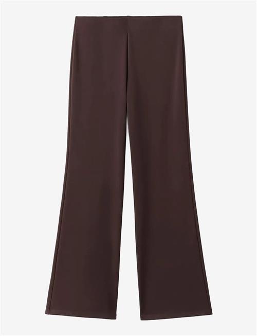 Mango | Fine-Knit Trousers With Elastic Waist | M
