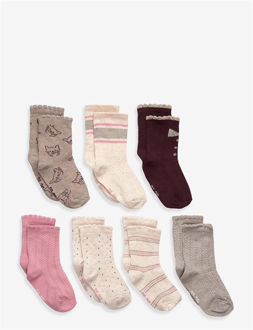 Minymo | Socks W.pattern (7-Pack ) | 31\34