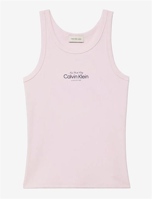 Calvin Klein Jeans | Contour 2X2 Rib Graphic Tank | XS
