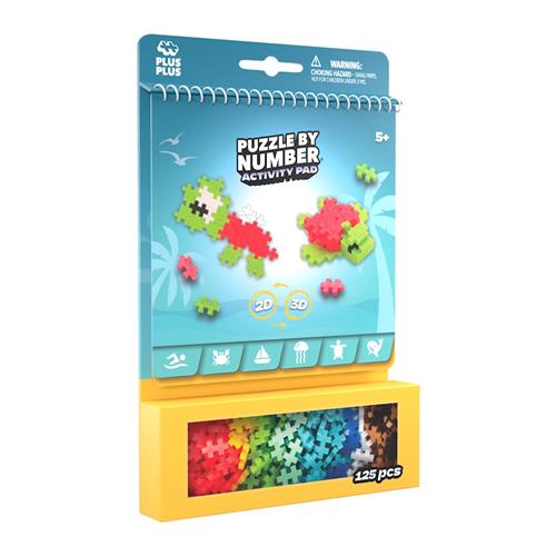 Plus-Plus Activity Pad 125 Stk. Ocean  Onesize-Mix  Blå  One Size 5+ Years unisex