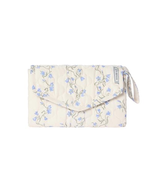 garbo&friends Quiltet Byttepenge Til At Tage Med Bell Flower  Bell Flower One Size  Blå  One Size  unisex