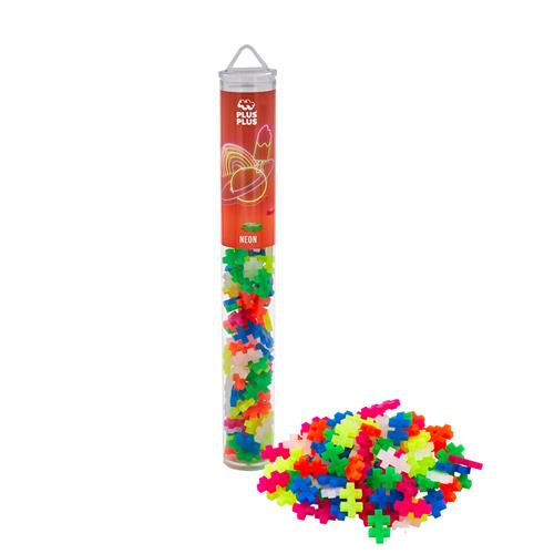 Plus-Plus 100 Stk. Neon Color Mix  Neon Mix One Size  Orange.  One Size 5 Years + unisex