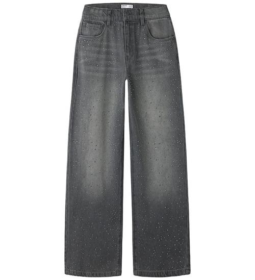 Name It Jeans - NkfBella - Wide Rhine - 6608-IM - Dark Grey Deni