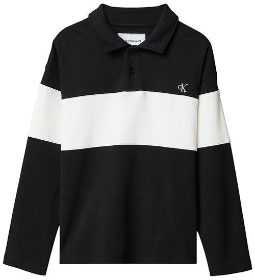 Calvin Klein Polobluse - Stripe - Pvh Black
