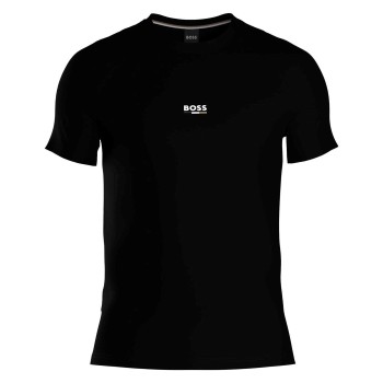 Se BOSS Classic T ShirtRN Slim Fit Sort bomuld Large Herre hos Timarco