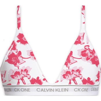 Calvin Klein BH 3P CK One Cotton Triangle Bra Rosa blomstret Medium Dame