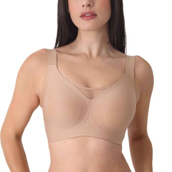 sassa BH Bonded Micro Non-Wired Bra Sand D/E 80 Dame