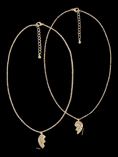 NAME IT Halskæde Bff Gold Colour