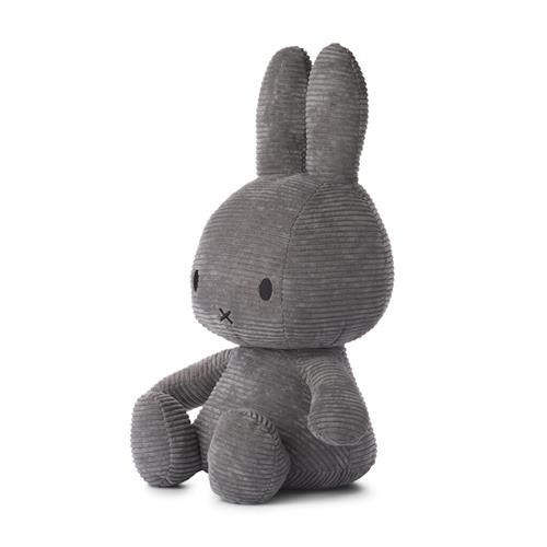 Bon Ton Toys Miffy Corduroy 50 Cm Dark Grey  Dark grey 50 cm  Grå  50 cm  unisex