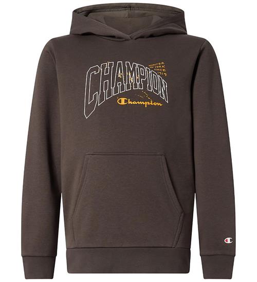 Champion Hættetrøje - Grøn m. Print