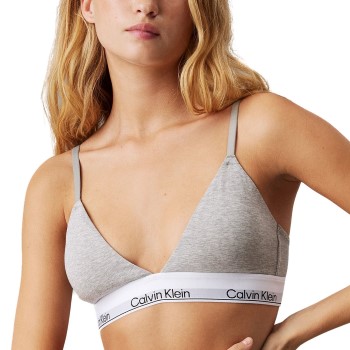 Calvin Klein BH 2P Modern Cotton Lightly Lined Triangle Grå Medium Dame