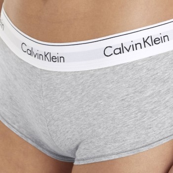 Calvin Klein Trusser 2P Modern Cotton Short Gråmelerad Large Dame