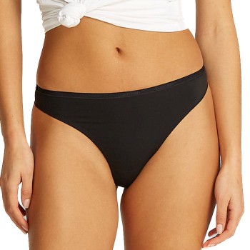 Calvin Klein Trusser 2P Perfectly Fit Basic Thong Sort Medium Dame