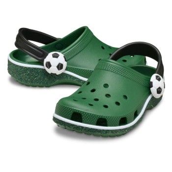 Crocs Classic Kids Soccer Turf Clog Grøn US J6 (EU 38-39)
