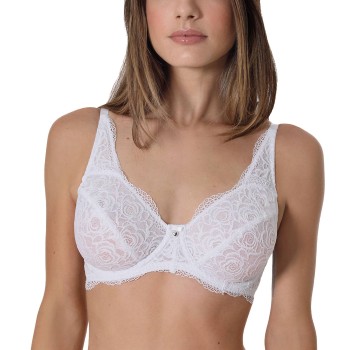 sassa BH Beautiful Rose Underwired Bra Hvid polyamid B 95 Dame