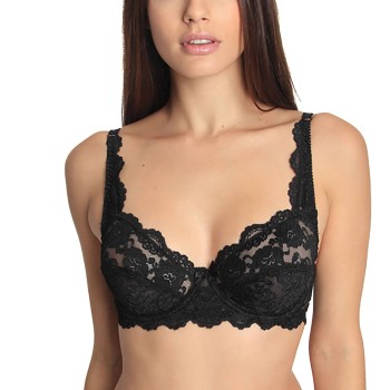 sassa BH Classic Underwired Bra Sort polyamid D 75 Dame
