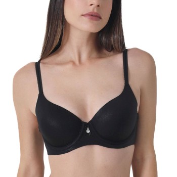 sassa BH Sparkling Light Padded Underwired Bra Sort D 95 Dame