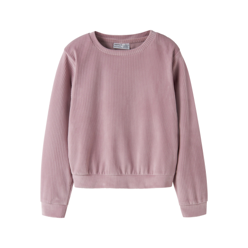 NAME IT Velour Sweatshirt Veloa Mauve Shadows