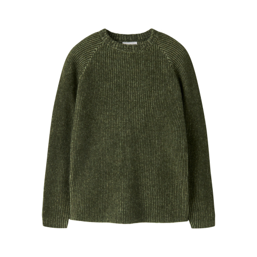 NAME IT Striktrøje Rosla Olive Night