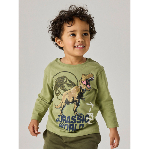 NAME IT Bluse Otti Jurassic Mosstone