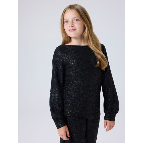 NAME IT Glimmer Bluse Risine Black