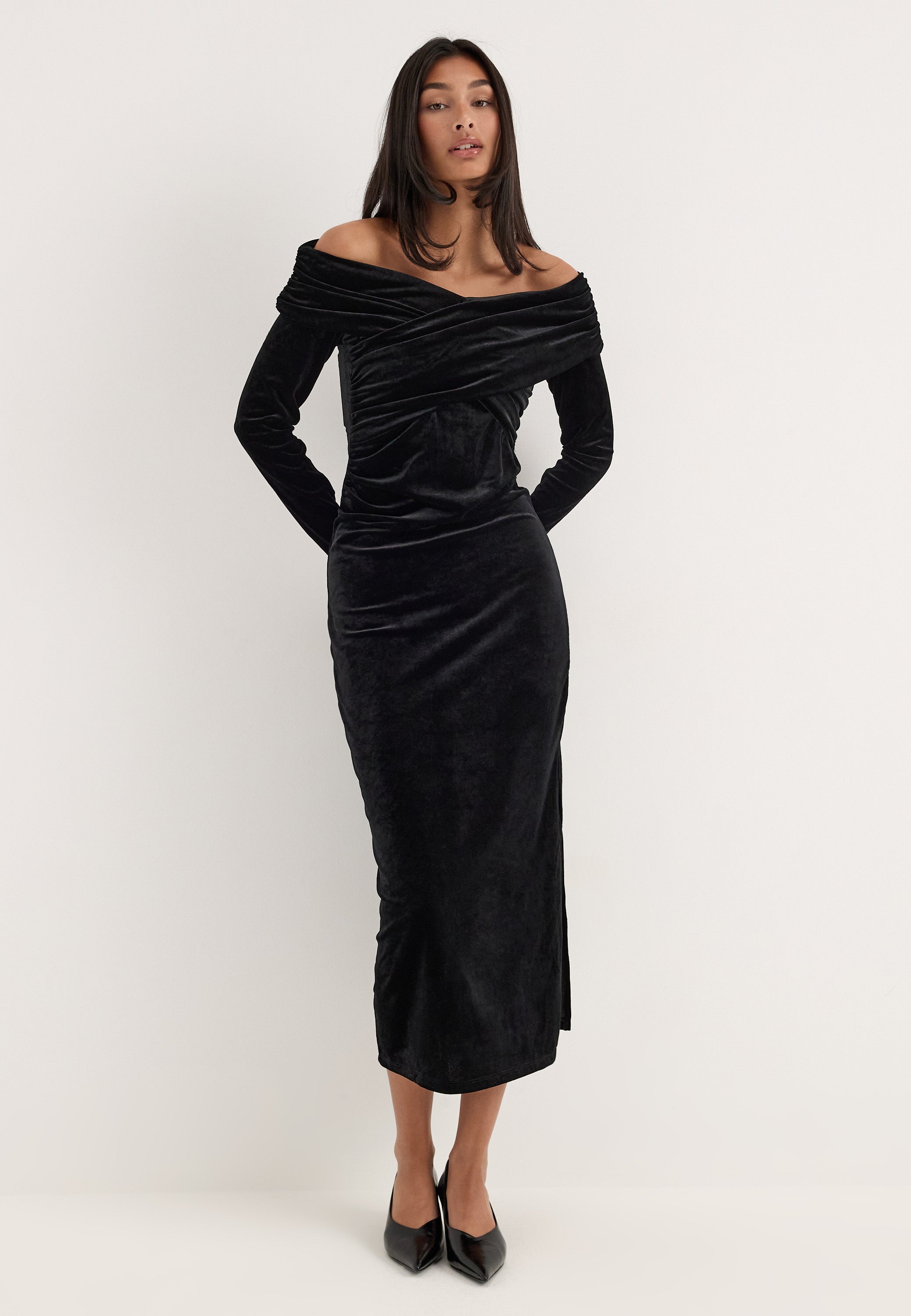 YAS Yastvima Ls Off Shoulder Ankle