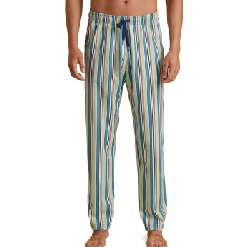 Calida Remix Sleep Weekend Pants D1 Blå/Brun bomuld Small Herre