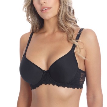 sassa BH Fancy Lace Spacer Bra Sort polyamid D 75 Dame