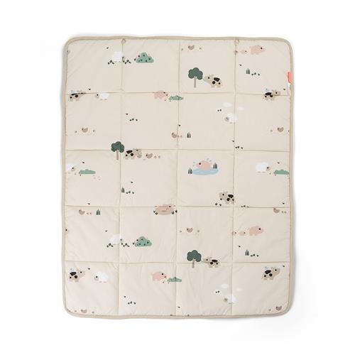 Done by Deer Tiny Farm Legemåtte Sand  Sand-OS  Beige  One Size From Newborn unisex