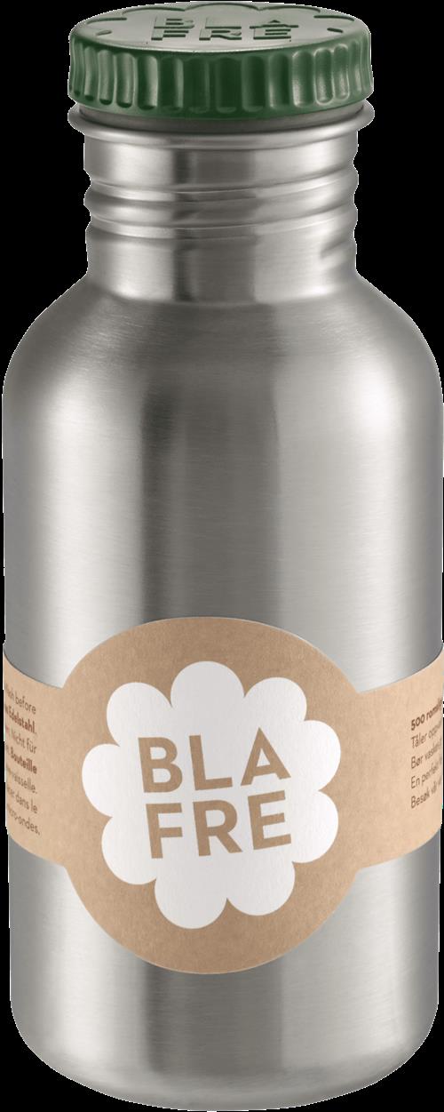 Blafre Vandflaske I Rustfrit Stål, 500 Ml Dark Green  Dark Green One Size  Grøn  One Size  unisex