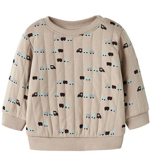 Name It Sweatshirt - NbmRotrainy - Quilt - Island Fossil