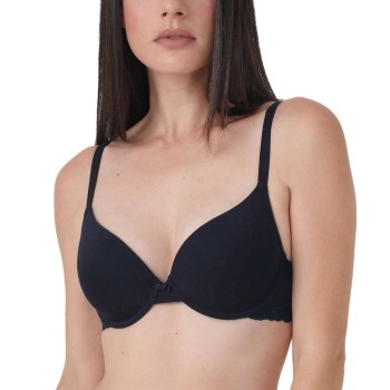sassa BH Bamboo Jacquard Padded Bra Marineblå viskose B 95 Dame