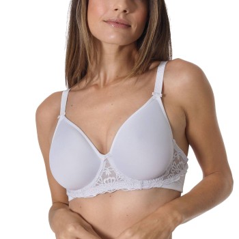 sassa BH Famous Embroidery Spacer Bra Hvid polyamid F 80 Dame