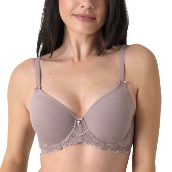 sassa BH Rhombus Jacquard Padded Bra Gammelrosa polyamid C 85 Dame