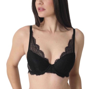 sassa BH Silk Touch Padded Bra Sort polyamid D 95 Dame