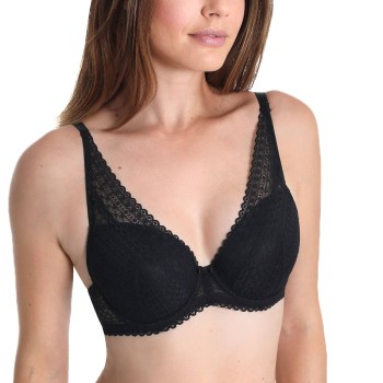 sassa BH Tempting Passion Padded Underwired Bra Sort polyamid D 75 Dame