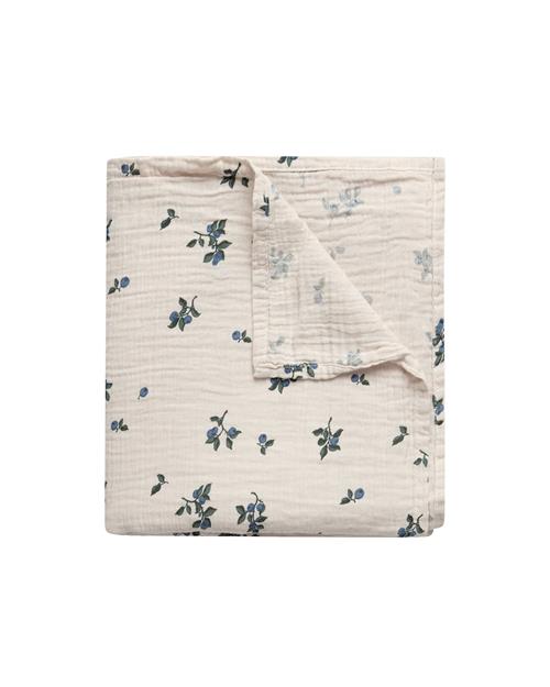 garbo&friends Muslin Swaddle Tæppe Blueberry  Bluberry  One Size  Creme  One Size  unisex
