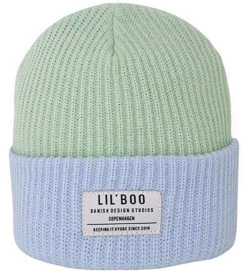 Lil'Boo copenhagen Hue - Strik - Hygge Beanie - Green/Blue