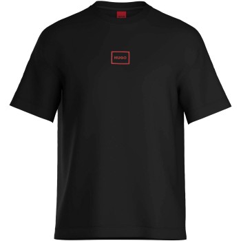 HUGO Laze T-Shirt D1 Sort bomuld Large Herre