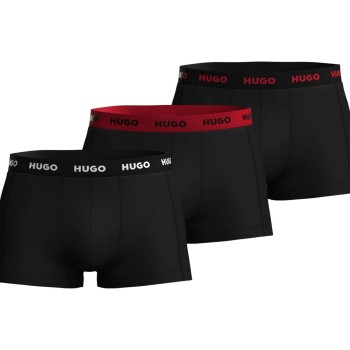 HUGO 3P Triplet Trunk D1 Sort 992 bomuld Large Herre