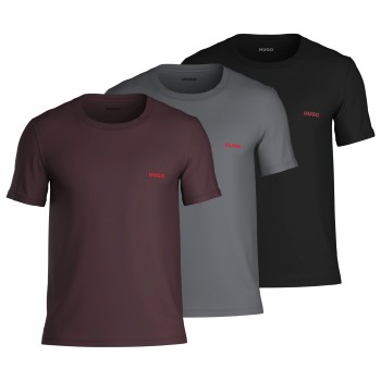 HUGO 3P Triplet T-Shirt D1 Flerfarvet bomuld Small Herre