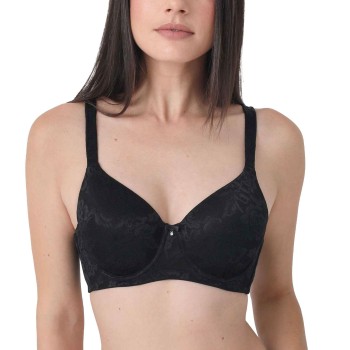 sassa BH Allover Lace-Jacquard Padded Bra Sort polyamid F 90 Dame