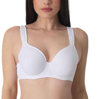 sassa BH Beautiful Embroidery Spacer Bra Hvid polyamid C 95 Dame