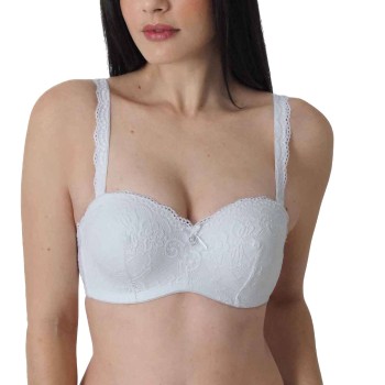sassa BH Dirndl Lace Balconette Bra Hvid polyamid D 85 Dame