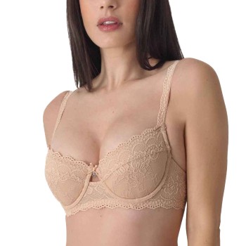 sassa BH Dirndl Push-Up Lace Bra Beige polyamid A 90 Dame