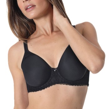 sassa BH Feminine Micro Spacer Bra Sort polyamid F 90 Dame