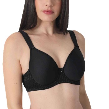 sassa BH Graphical Jacquard Spacer Bra Sort polyamid D 95 Dame